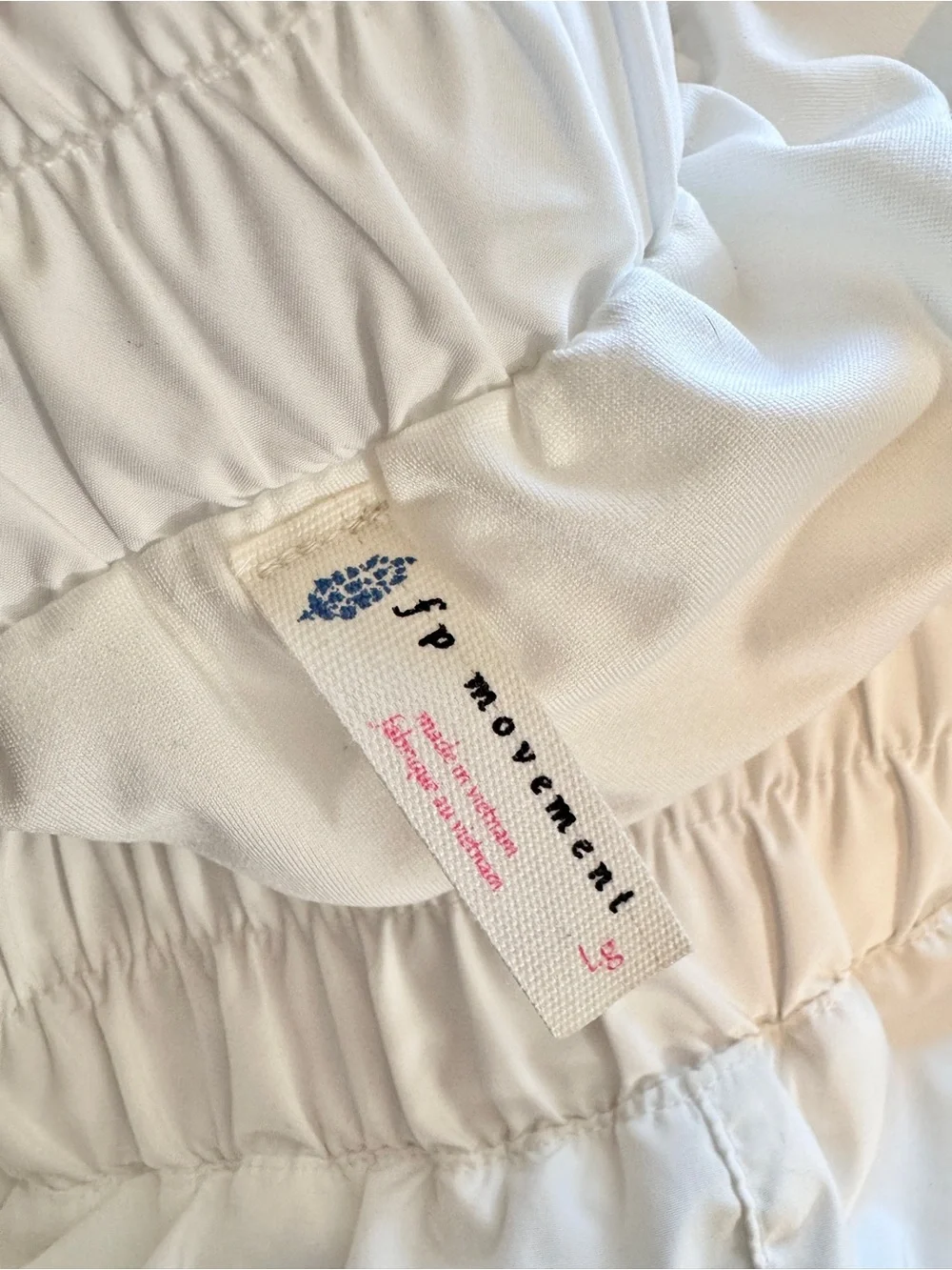 Free People Get Your Flirt On Skort White Tenniscore Athleisure Pocket L G87 - Picture 7 of 9